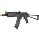 Lancer Tactical Polymer AKS-74U AEG Airsoft Rifle w/ Side Folding Stock