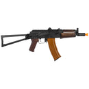 Lancer Tactical Polymer AKS-74U AEG Airsoft Rifle w/ Side Folding Stock