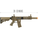 Lancer Tactical Full Metal PROLINE M4 SD 7" RIS AEG Airsoft Rifle