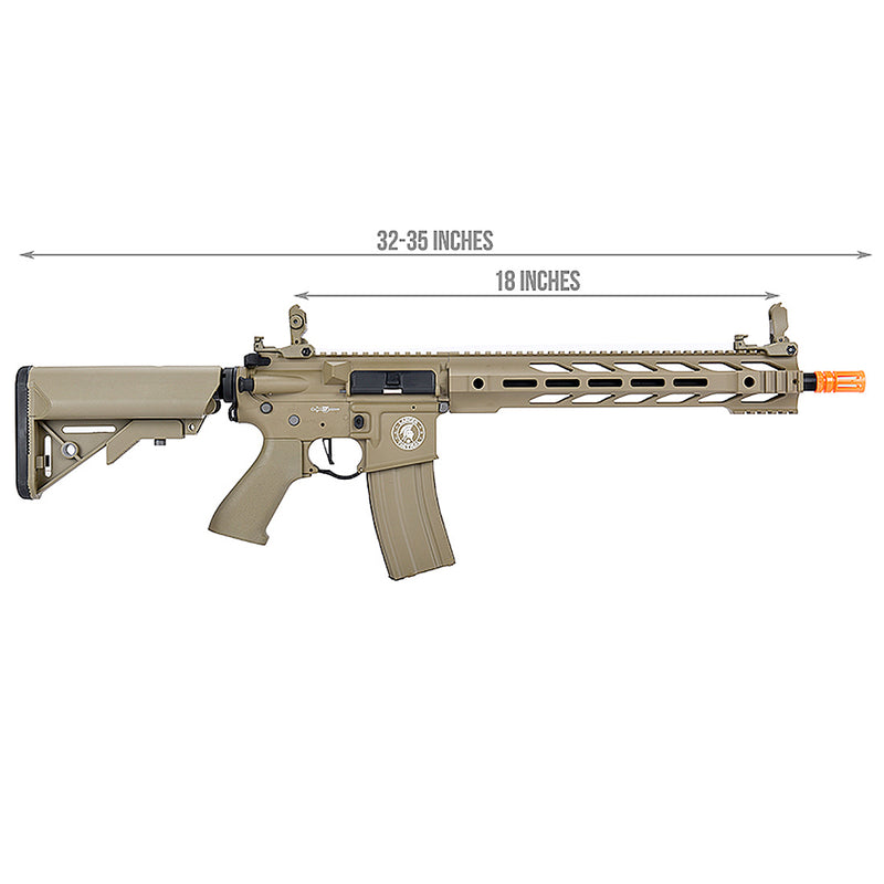 Lancer Tactical ProLine Full Metal M4 SPR Interceptor AEG Airsoft Rifle