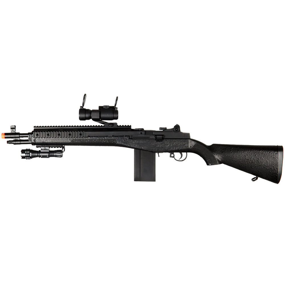 M14 Ris UKARMS M14 RIS Tactical Spring Powered Airsoft Rifle | AirsoftNMore.com