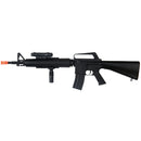 WELL M16A3 RIS Spring Powered Airsoft Gun Assault Rifle