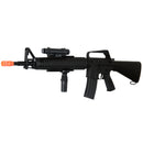 WELL M16A3 RIS Spring Powered Airsoft Gun Assault Rifle