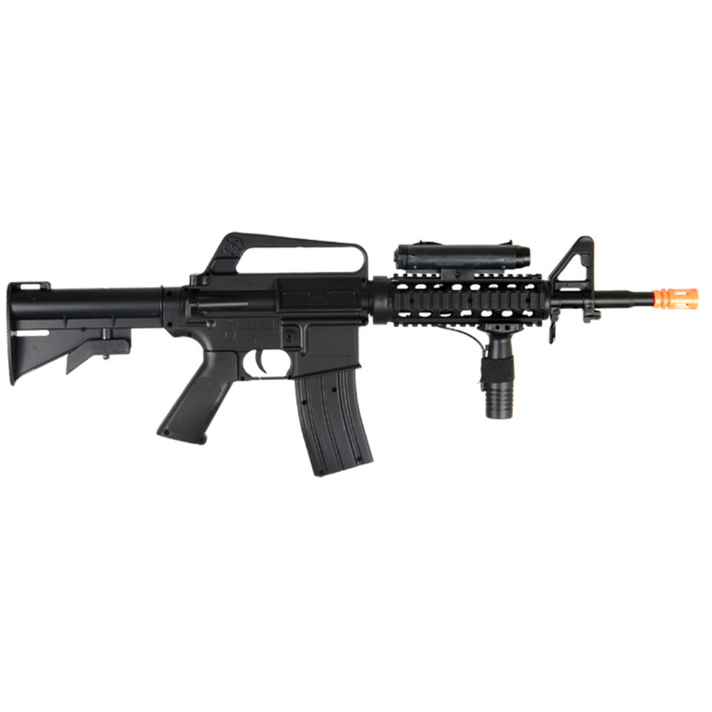 WELL M16A4 RIS Spring Powered Airsoft Rifle | AirsoftNMore.com