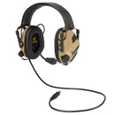 OPSMEN M32 EARMOR Electronic Hearing Protection & Radio Headset w/ NATO Input