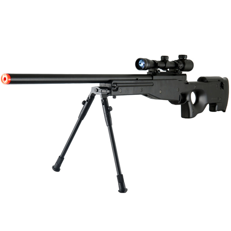 Double Eagle Type 96 Bolt Action Airsoft Sniper Rifle w/ Scope & Bipod