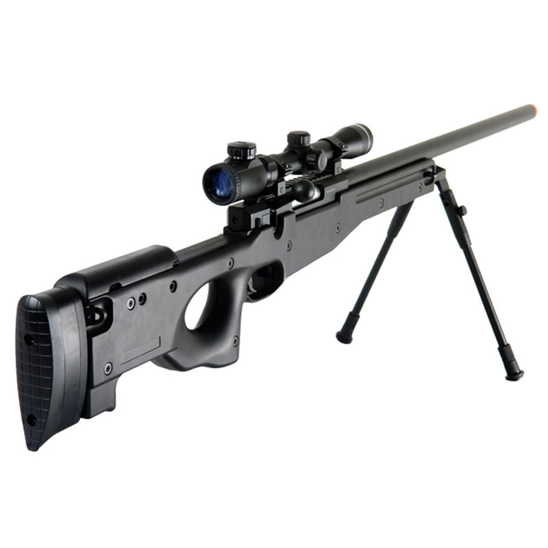 Double Eagle Type 96 Bolt Action Airsoft Sniper Rifle w/ Scope & Bipod