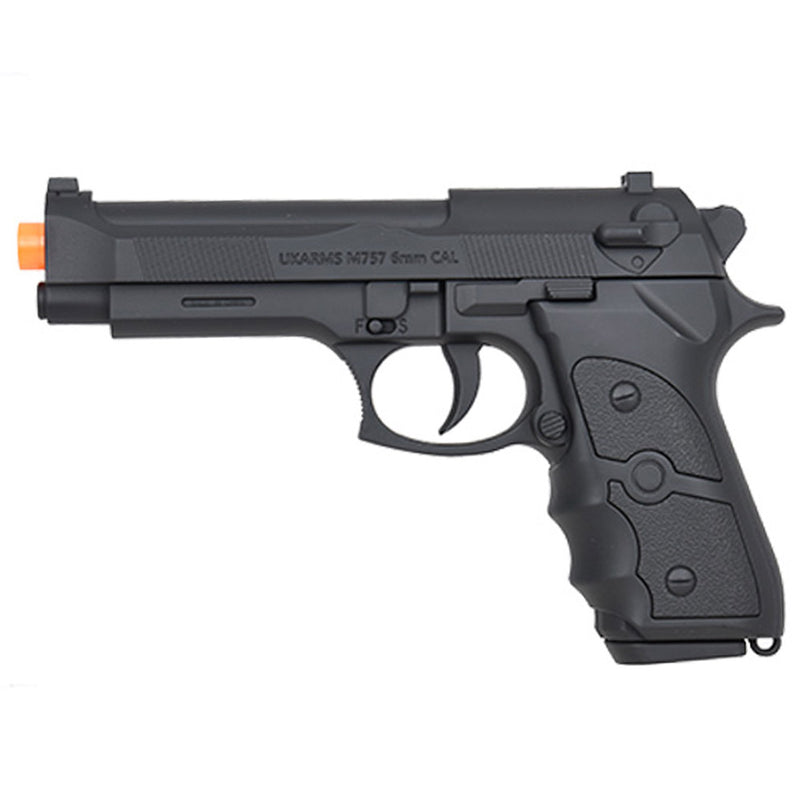 UKARMS M757 M9 Spring Powered Airsoft Pistol
