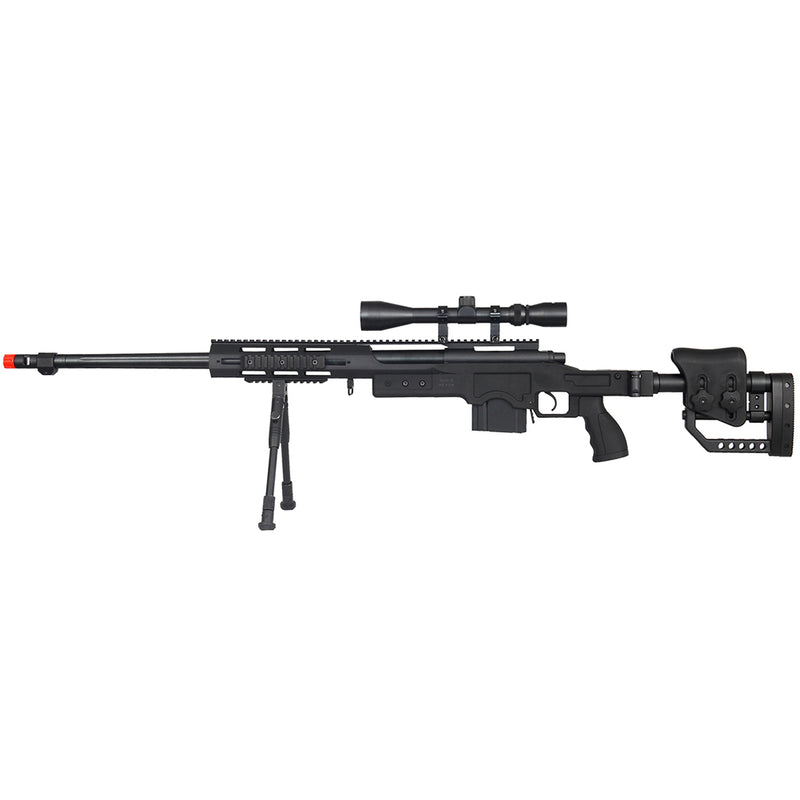 WELL M24 Tactical Bolt Action Airsoft Sniper Rifle w/ Fluted Barrel