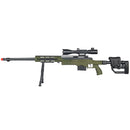 WELL M24 Tactical Bolt Action Airsoft Sniper Rifle w/ Fluted Barrel