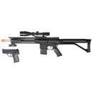 UKARMS P1137 Spring Airsoft Rifle w/ Pistol, Sight, Laser & Flashlight
