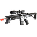 UKARMS P1137 Spring Airsoft Rifle w/ Pistol, Sight, Laser & Flashlight