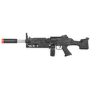 UKARMS P2338 SAW Spring Airsoft Rifle w/ Scope, Laser & Drum Mag