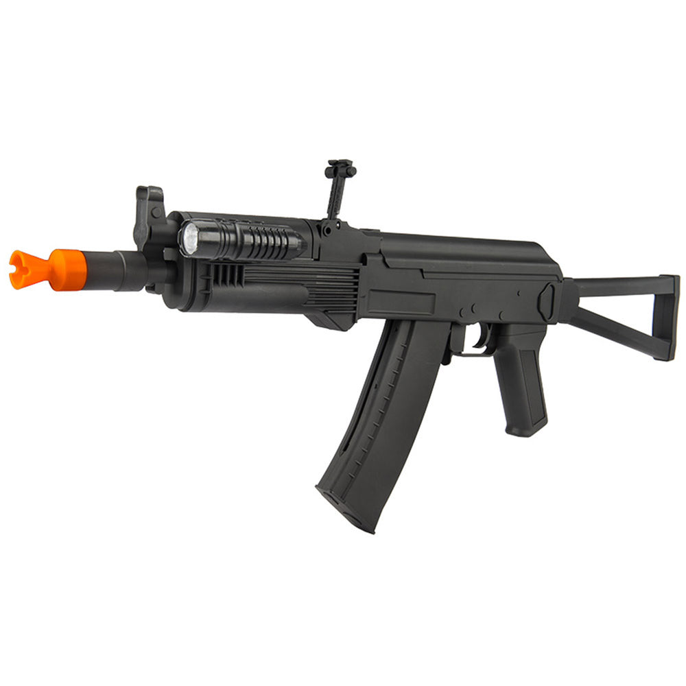 UKARMS AK74 Spring Powered Airsoft Rifle w/ Flashlight \u0026 Laser |  AirsoftNMore.com, image size:1000x1000