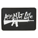 G-FORCE Assault Life Hook & Loop Tactical PVC Airsoft Morale Patch