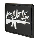 G-FORCE Assault Life Hook & Loop Tactical PVC Airsoft Morale Patch