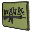 G-FORCE Assault Life Hook & Loop Tactical PVC Airsoft Morale Patch