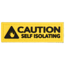 G-FORCE CAUTION Self Isolating Hook & Loop Tactical PVC Morale Patch