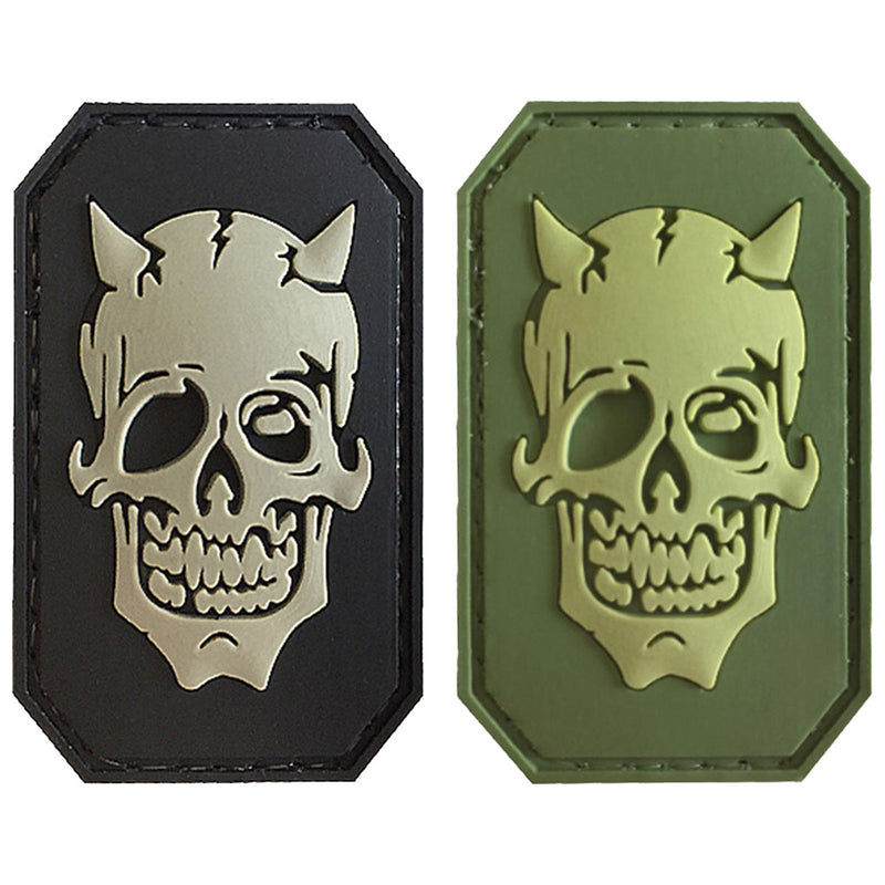 G-FORCE Zombie Devil Skull Hook & Loop Tactical PVC Morale Patch