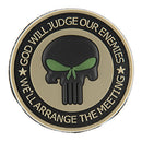 G-FORCE Punished Enemies Glow-in-the-Dark Hook & Loop Tactical PVC Patch
