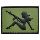 G-FORCE Mudflap Girl w/ Rifle Hook & Loop Tactical PVC Morale Patch