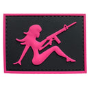 G-FORCE Mudflap Girl w/ Rifle Hook & Loop Tactical PVC Morale Patch