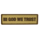 G-FORCE IN GOD WE TRUST Hook & Loop Airsoft PVC Morale Patch