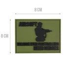 G-FORCE Airsoft Heroes Hook & Loop Tactical PVC Morale Patch