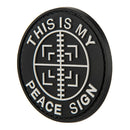 G-FORCE This is my Peace Sign Hook & Loop Tactical PVC Morale Patch