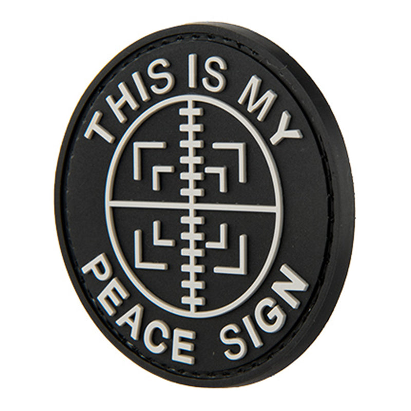 G-FORCE This is my Peace Sign Hook & Loop Tactical PVC Morale Patch