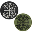 G-FORCE This is my Peace Sign Hook & Loop Tactical PVC Morale Patch