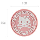 G-FORCE Zombie Outbreak Response Team Kitty Hook &  Loop PVC Morale Patch