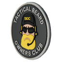 G-FORCE Tactical Beard Owners Club Hook & Loop Airsoft PVC Patch