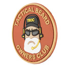 G-FORCE Tactical Beard Owners Club Hook & Loop Airsoft PVC Patch