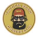G-FORCE Tactical Beard Owners Club Hook & Loop Airsoft PVC Patch
