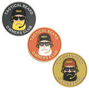 G-FORCE Tactical Beard Owners Club Hook & Loop Airsoft PVC Patch
