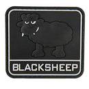 G-FORCE Big Black Sheep Hook & Loop Tactical Airsoft PVC Morale Patch