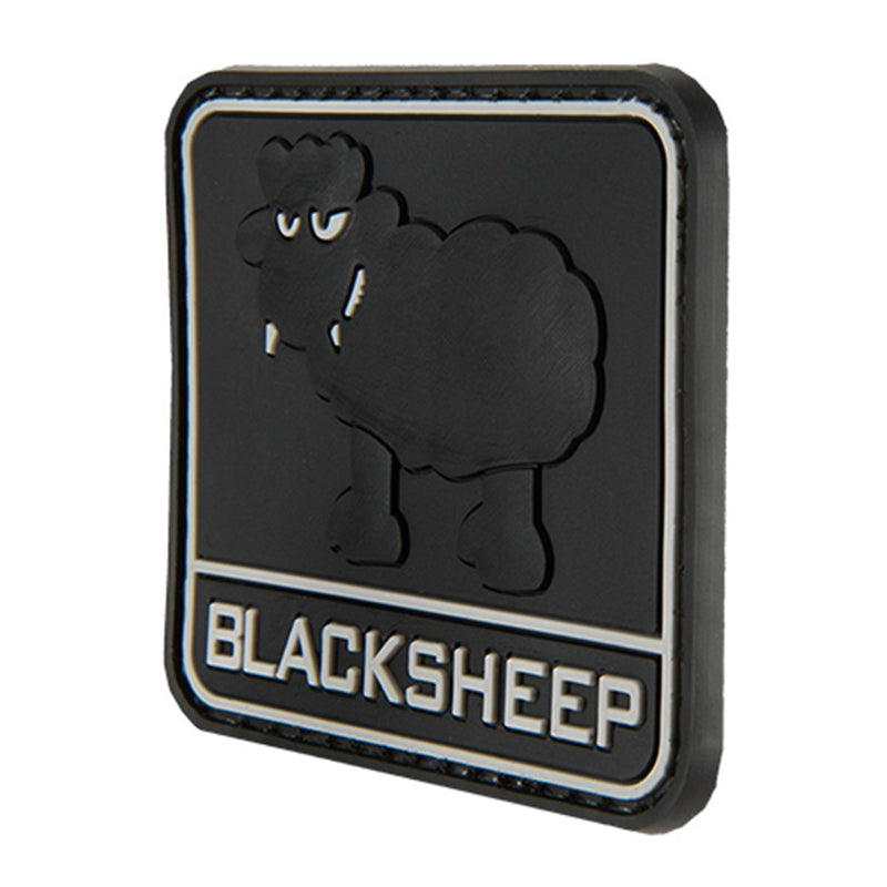 G-FORCE Big Black Sheep Hook & Loop Tactical Airsoft PVC Morale Patch