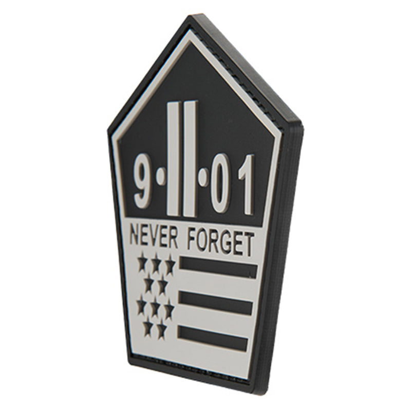 G-FORCE 9-11 Never Forget Hook & Loop Tactical Airsoft PVC Morale Patch