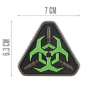 G-FORCE Resident Evil Biohazard Hook & Loop Airsoft PVC Morale Patch