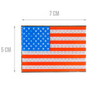 G-FORCE Reflective US Flag Tactical Hook & Loop Airsoft Morale Patch