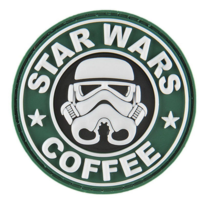G-FORCE Star Wars & Coffee Hook & Loop Tactical PVC Morale Patch