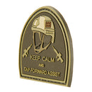G-FORCE Keep Calm & Tap Forward Assist Tactical PVC Morale Patch
