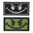 G-FORCE Evil Smiley Face Hook & Loop Airsoft Tactical PVC Morale Patch