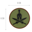 G-FORCE Molon Labe Spartan Hook & Loop Tactical PVC Morale Patch