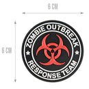 G-FORCE Zombie Outbreak Response Team Biohazard Hook &  Loop PVC Morale Patch