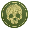 G-FORCE Fingerprint Skull Hook & Loop Tactical Airsoft PVC Morale Patch