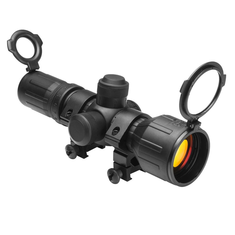 NcSTAR Compact Rubber Armored 3-9x42 Red / Green Illuminated Rifle Scope