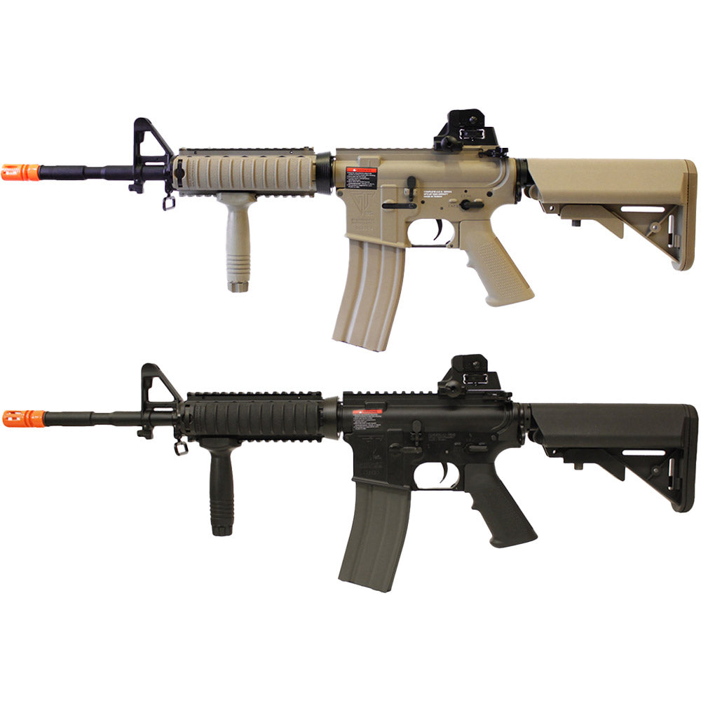 G&G Full Metal Top Tech TR16 R4 Commando Blowback AEG Airsoft Rifle ...