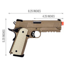 Tokyo Marui Desert Warrior 4.3 Gas Blowback Tactical Airsoft Pistol